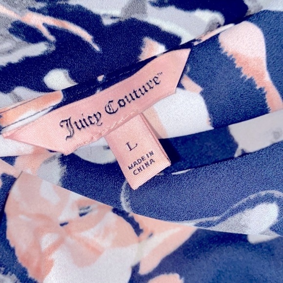 Juicy couture floral top size large - Picture 4 of 9